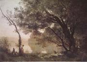 Jean Baptiste Camille  Corot Souvenir de Mortefontaine (mk11) painting